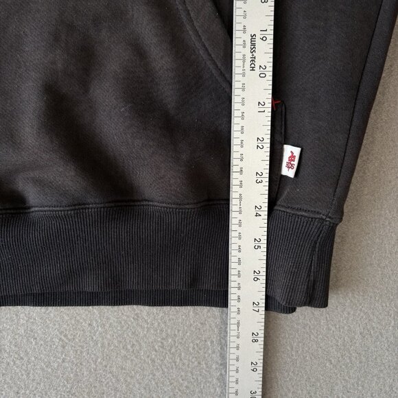 Y2K RDS Red Dragon Hoodie Mens S 3D Embroidered Logo skateboard Grunge Faded - Picture 11 of 16